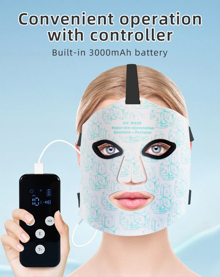 LED Face Mask and Red Light Therapy Device for Skin Rejuvenation - 10