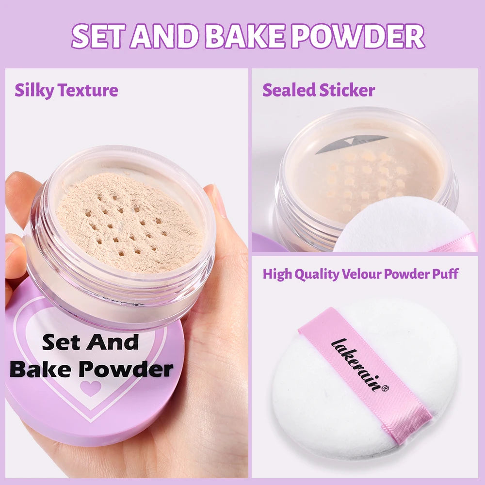 Loose Setting Powder Translucent Baking Face Powder - 4
