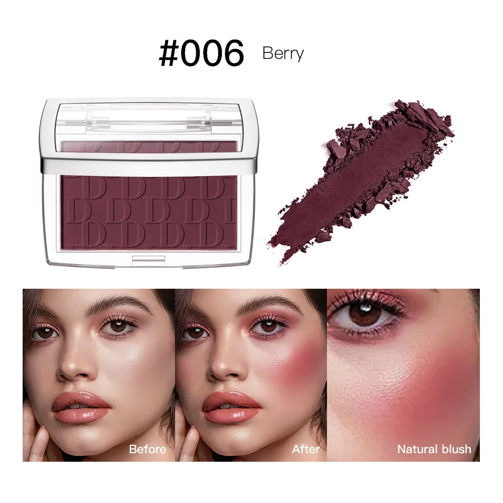 Embossed Blush Palette Matte Face Powder Blusher - 19