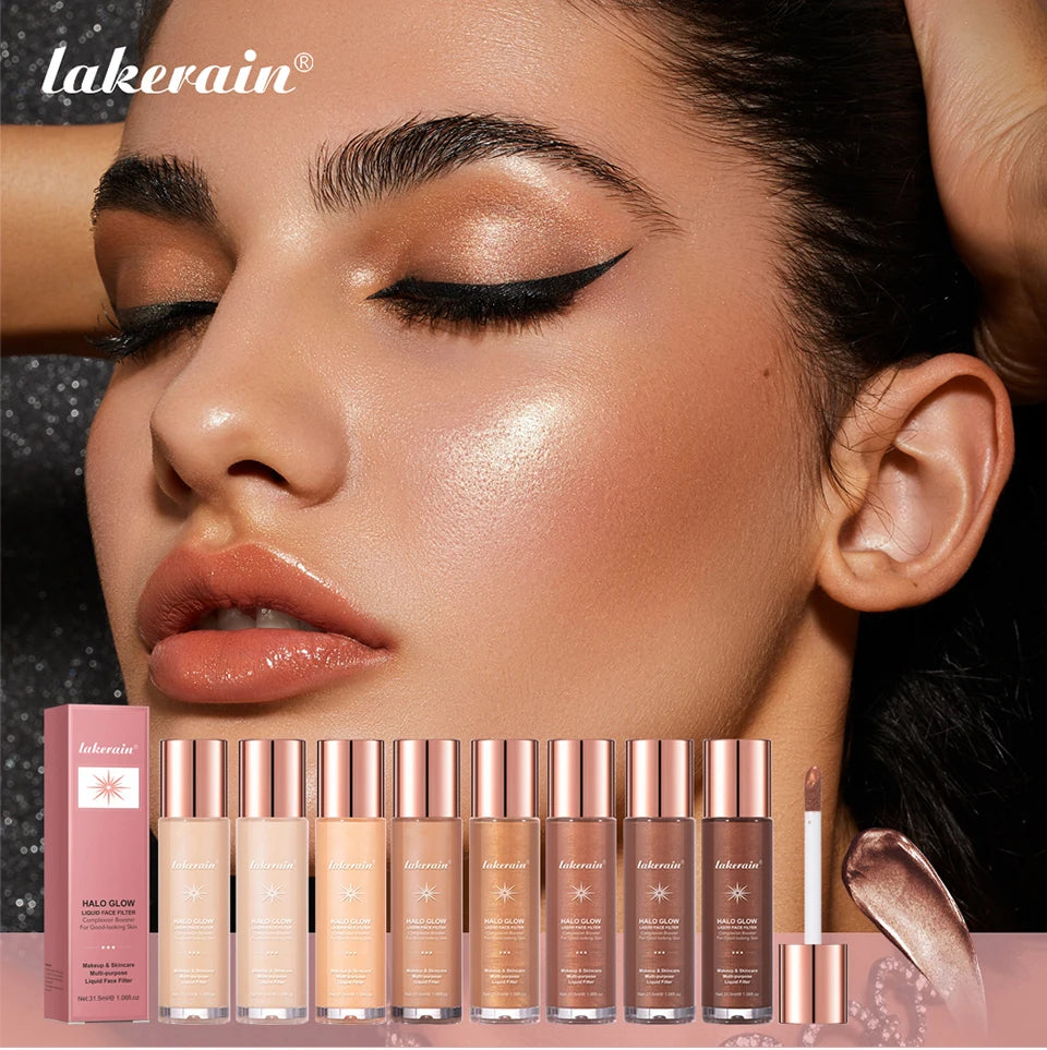 Liquid Face Highlighter Makeup Glow Boosting Illuminating Serum - 7