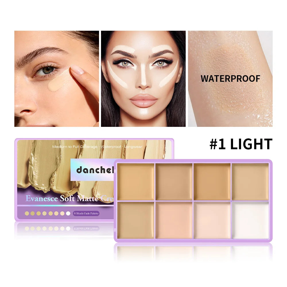 Cream Concealer Palette and Contouring Kit