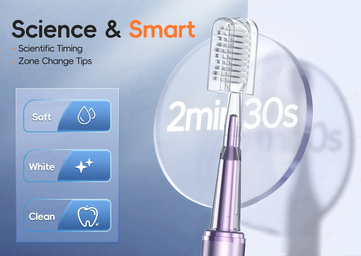 Rechargeable Electric Toothbrush Acoustic Wave Sonic Dental Cleaner