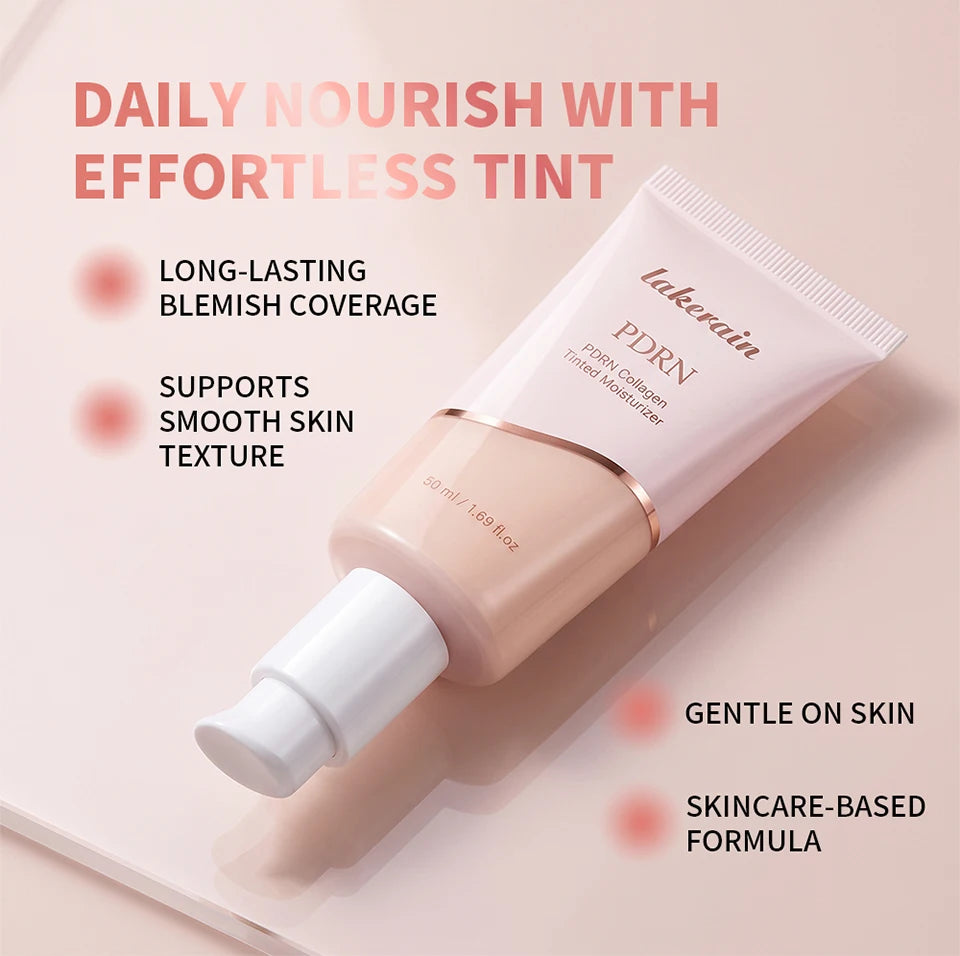 PDRN Collagen Tinted Moisturizer Radiant Glow Skin Tint Foundation