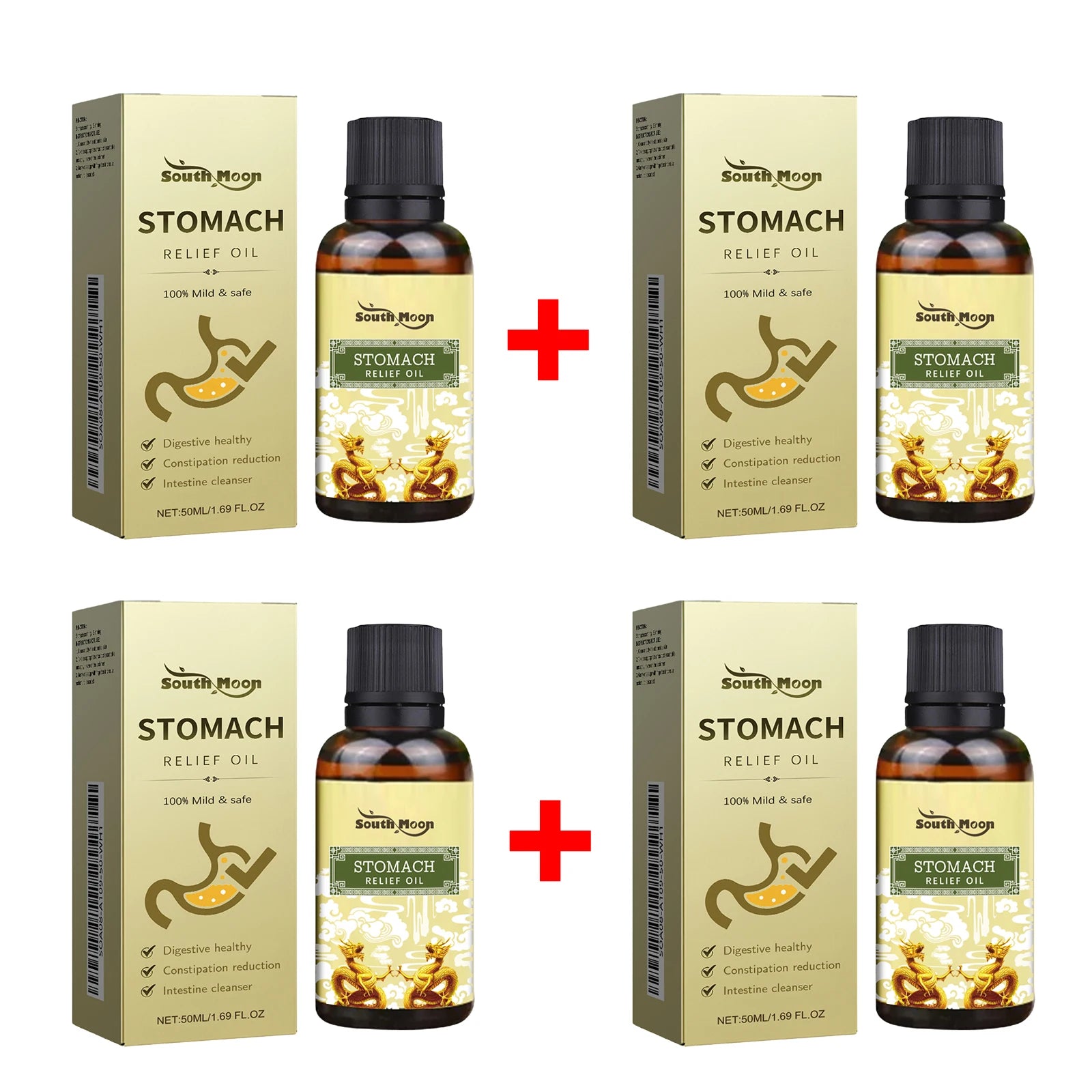 Stomach Relief Oil Natural Abdominal Massage Oil for Constipation - 15