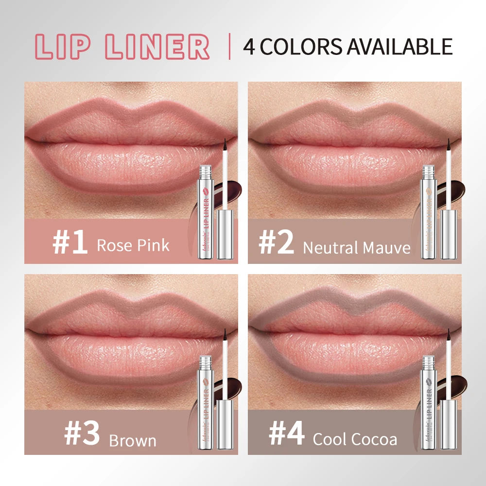 Peel Off Lip Liner Tattoo Lip Stain Waterproof Smudge Proof Liner