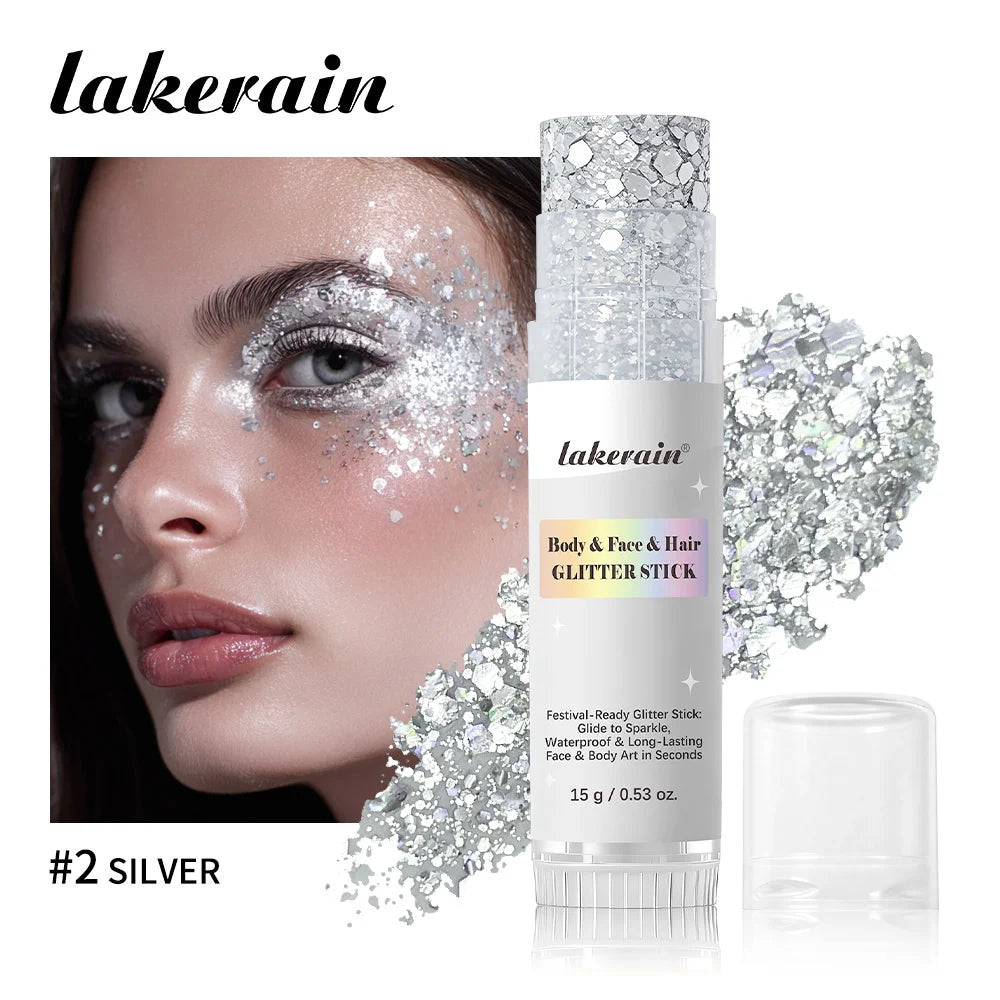 Body Glitter Stick Shimmer Highlighter Balm for Face and Hair - 22