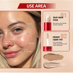 2 in 1 Blurring Concealer and Full Coverage Foundation Makeup