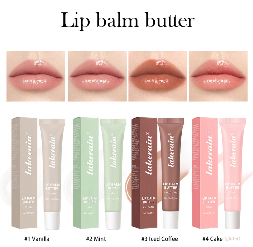 Hydrating Lip Balm Butter Moisturizing Lip Glow Oil
