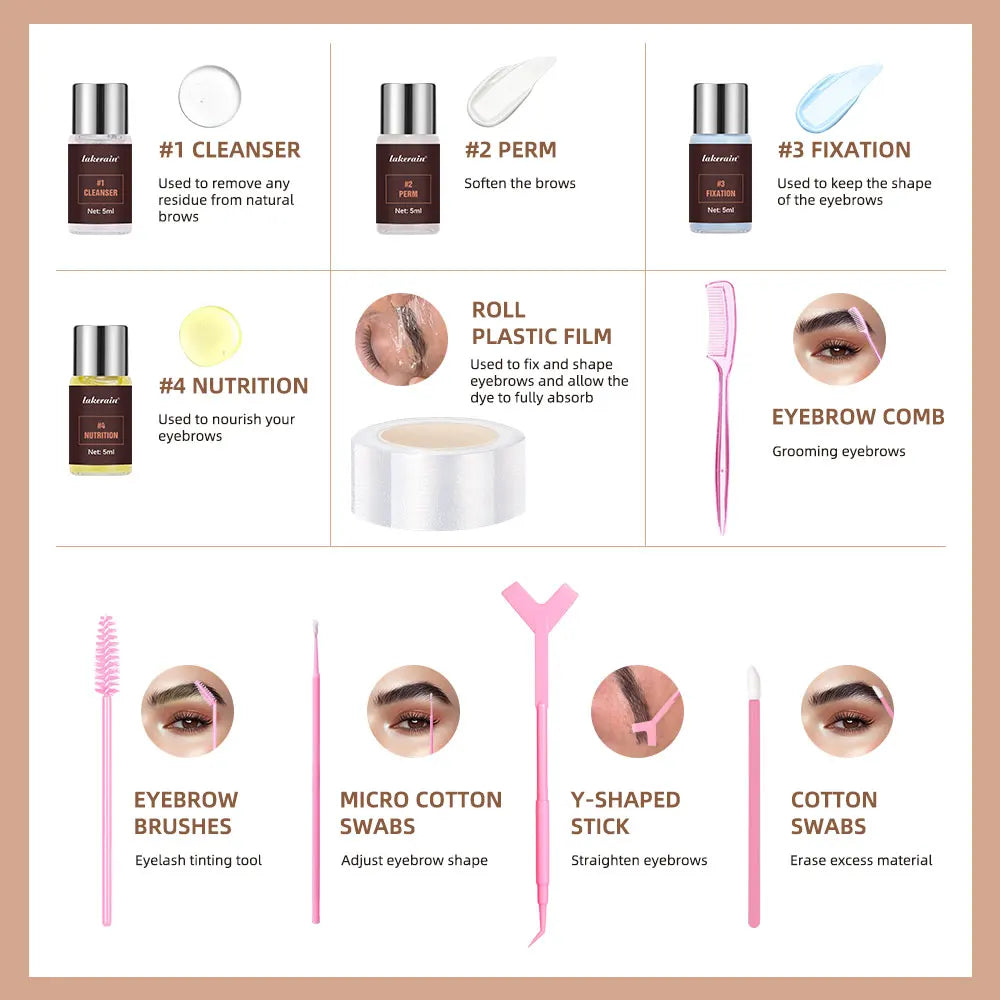 Brow Lamination Kit Eyebrow Lifting Perming Set