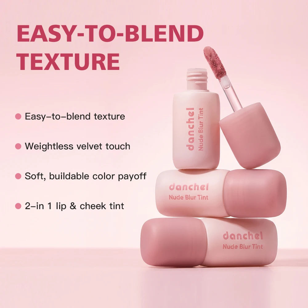 Nude Blurring Lip Tint and Velvet Cheek Blush - 8