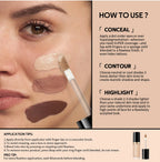 Multi Use Sculpting Concealer Waterproof Matte Full Coverage Foundation