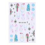 Christmas Nail Stickers Winter Nail Art Decals