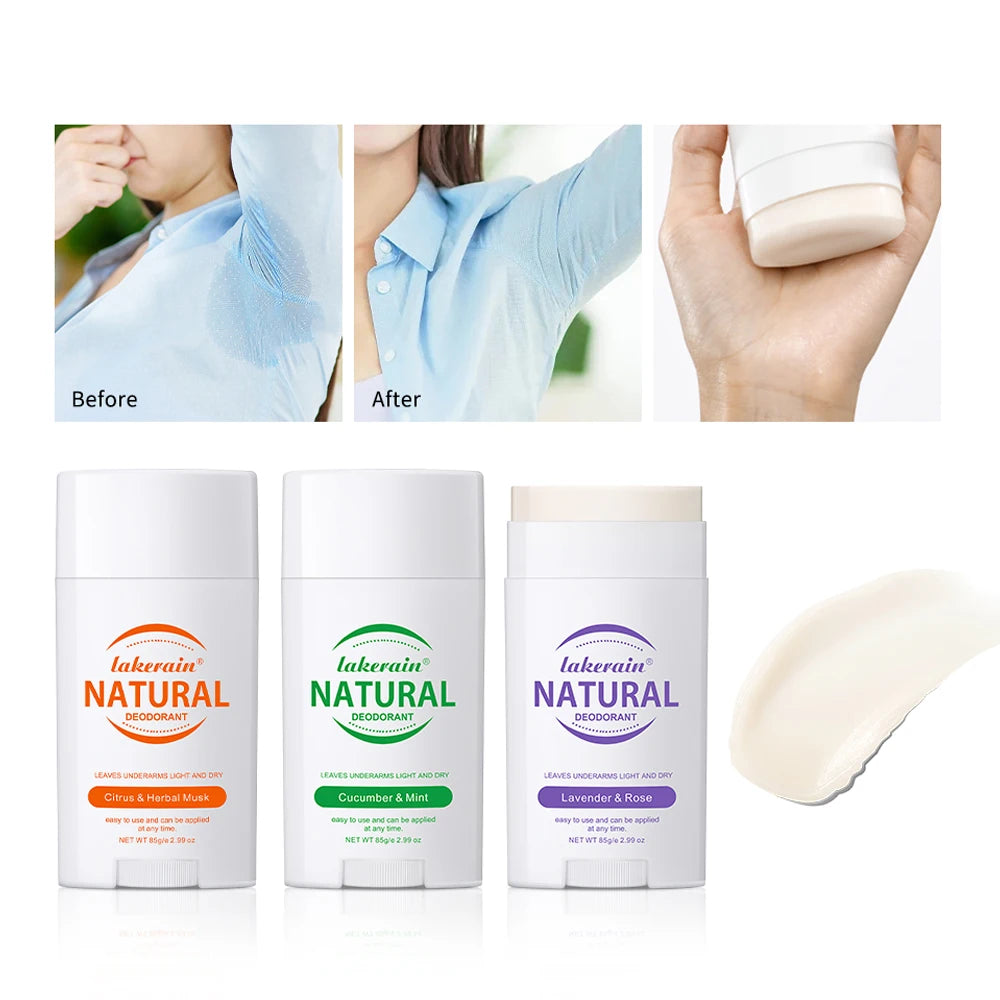 Natural Deodorant Stick Long Lasting Solid Perfume Balm