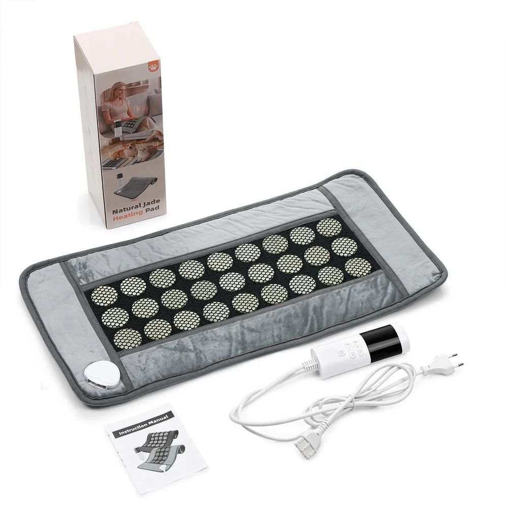 Jade Heating Pad and Electric Warming Mat for Pain Relief