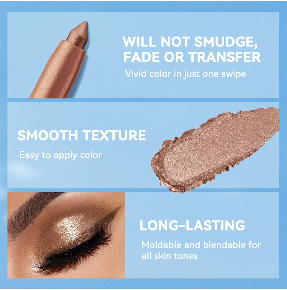 Long Lasting Eyeshadow Stick Waterproof Cream Eye Shadow Pencil