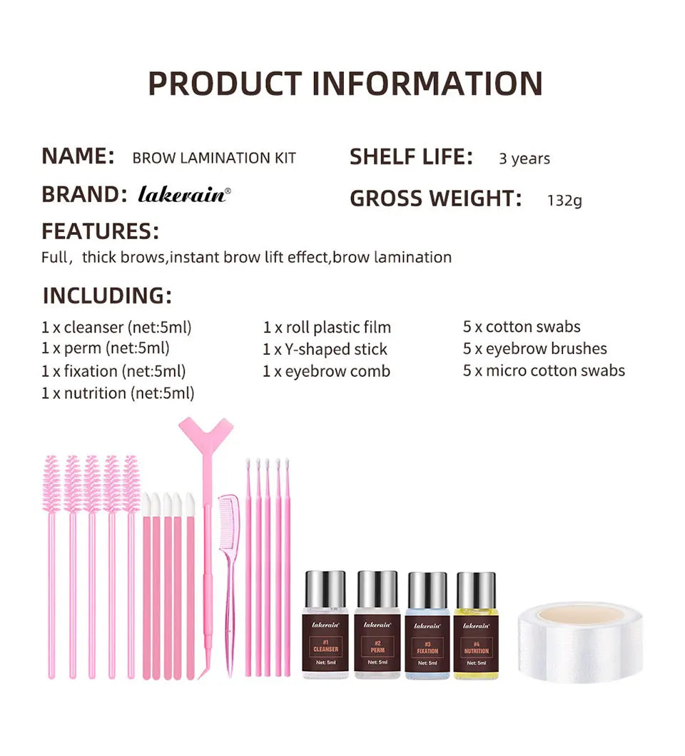 Brow Lamination Kit Eyebrow Lifting Perming Set