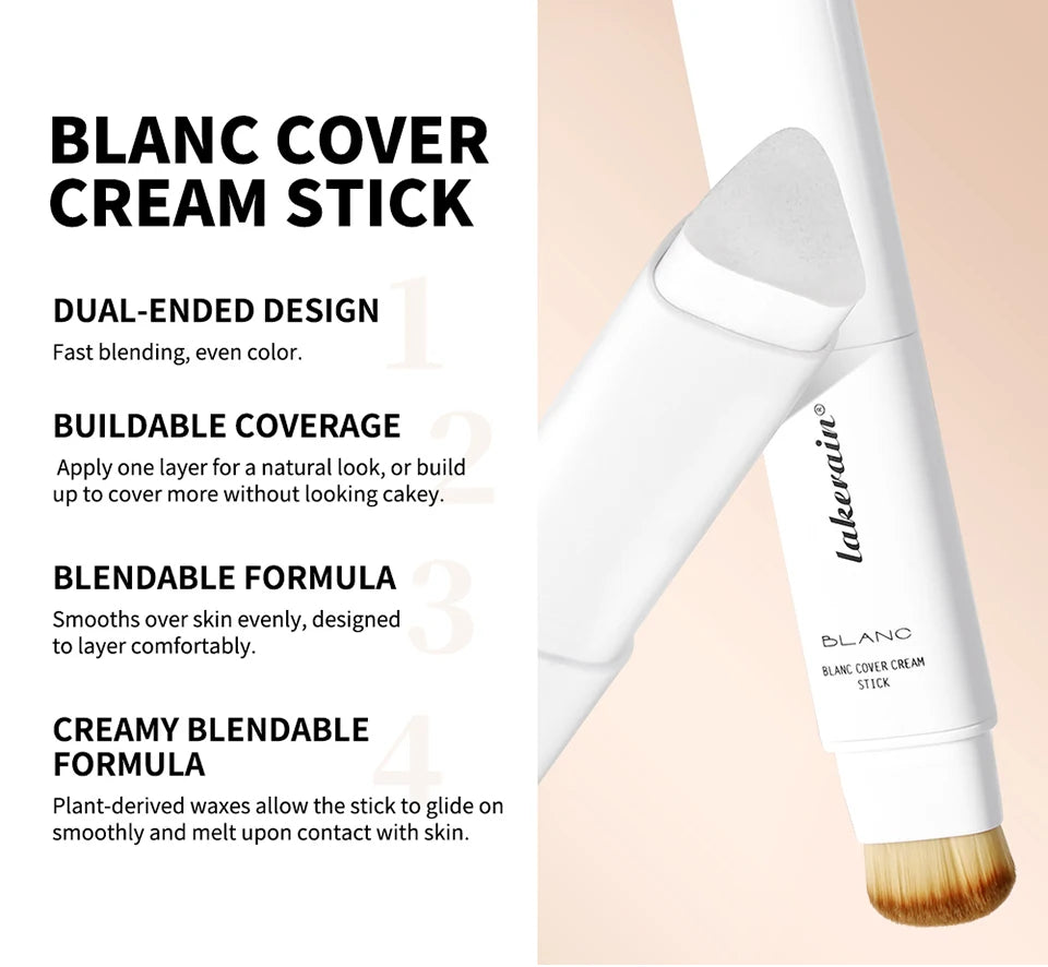 Color Changing Foundation Stick Dual Ended Concealer Makeup - 10