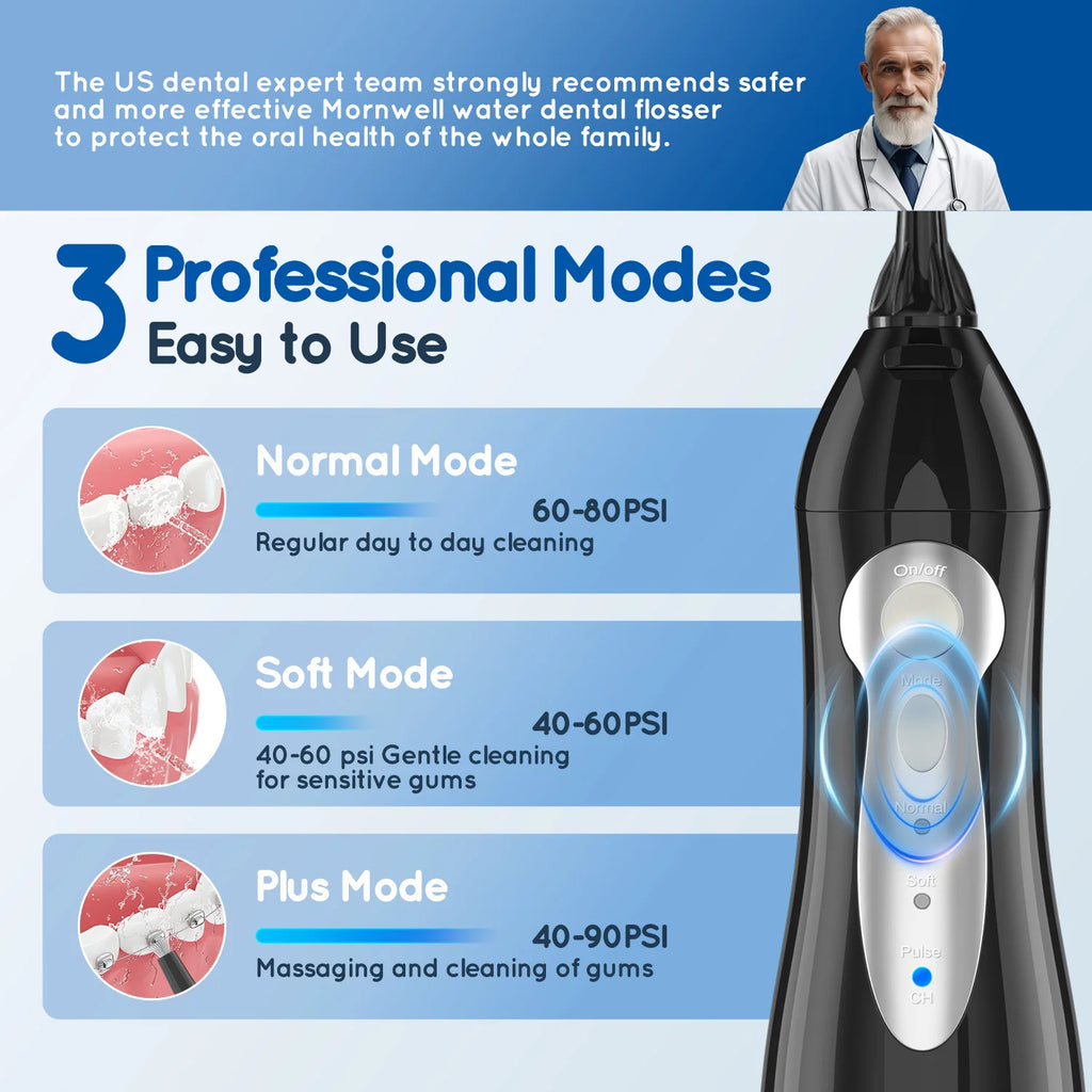 3 in 1 Oral Care Kit Water Flosser and Electric Toothbrush Set