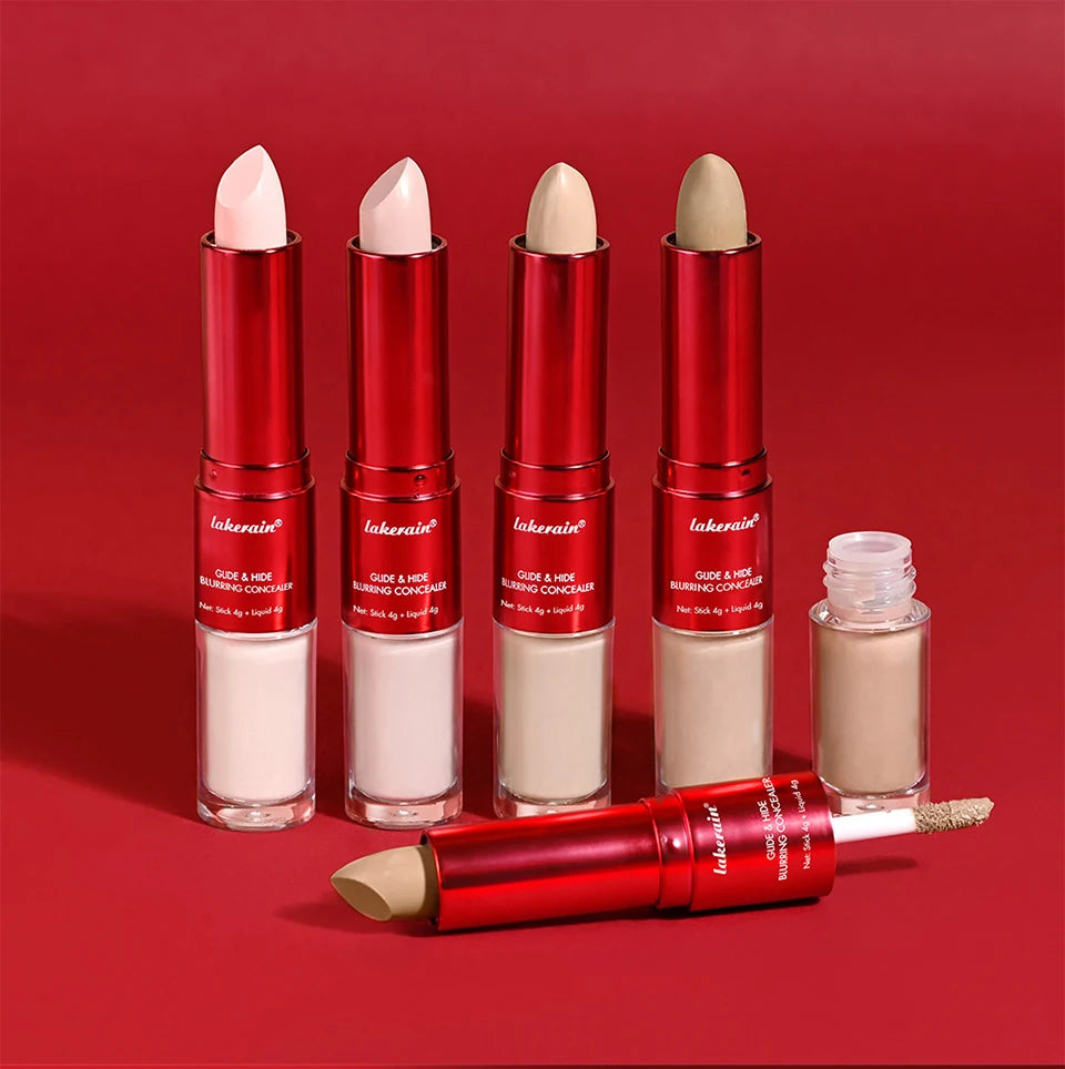 2 in 1 Blurring Concealer and Full Coverage Foundation Makeup