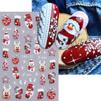 Christmas Nail Stickers Winter Nail Art Decals