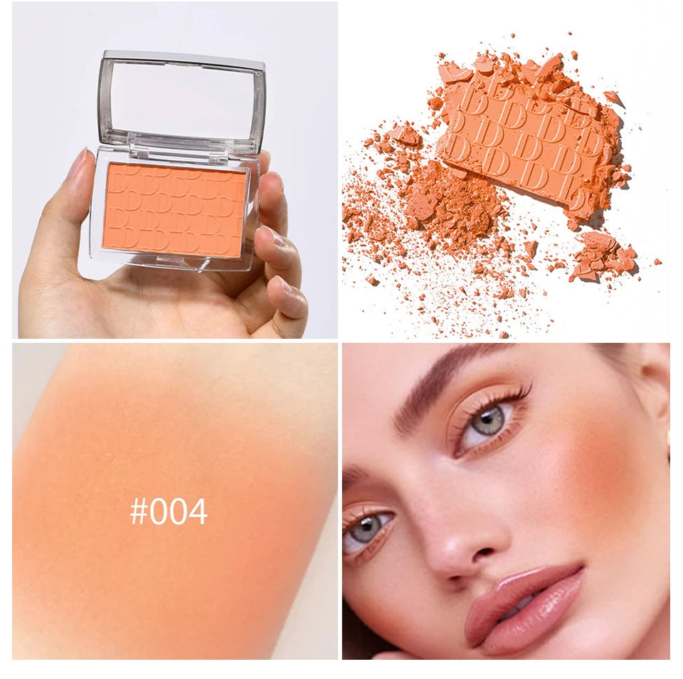 Embossed Blush Palette Matte Face Blusher Makeup Powder