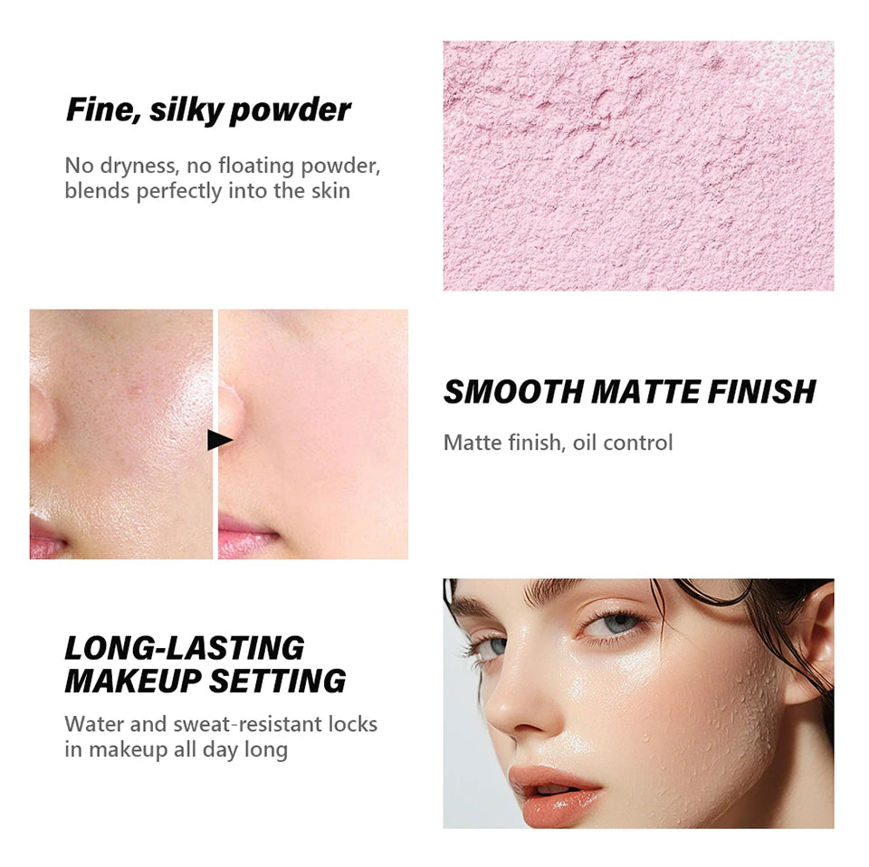 Matte Loose Setting Powder and Finishing Powder for Flawless Skin