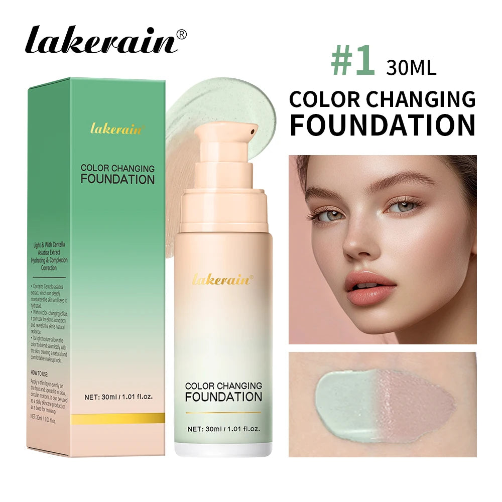 Color Changing Foundation Liquid Makeup Base Face Primer