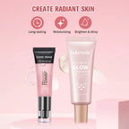 Power Primer and Glow Foundation Makeup Set Hydrating Face Cosmetics