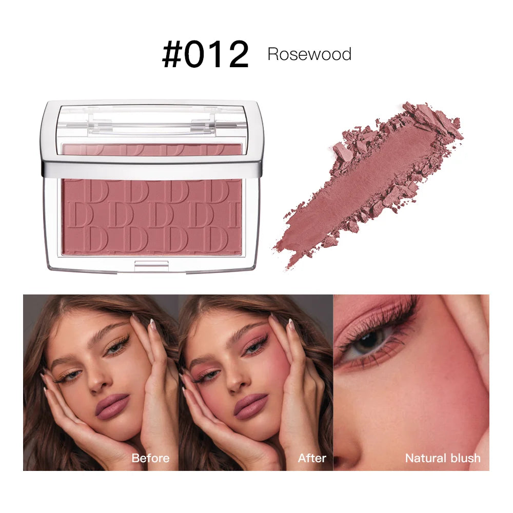 Embossed Blush Palette Matte Face Powder Blusher