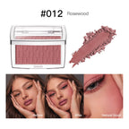 Embossed Blush Palette Matte Face Powder Blusher