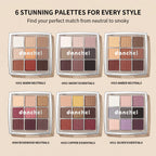 9 Shade Eyeshadow Palette Matte Glitter Pigmented Makeup Eye Shadow
