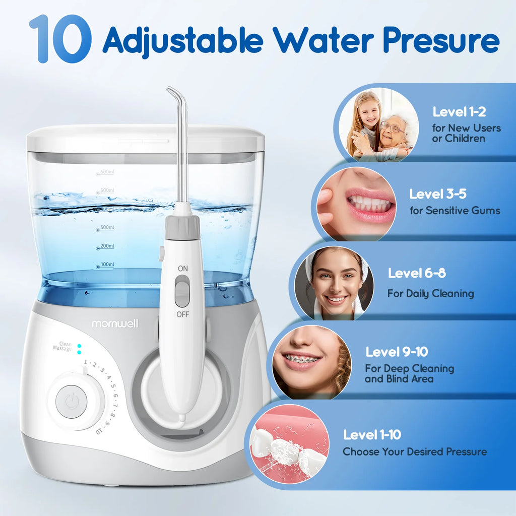 Electric Water Flosser Oral Irrigator Dental Teeth Cleaner