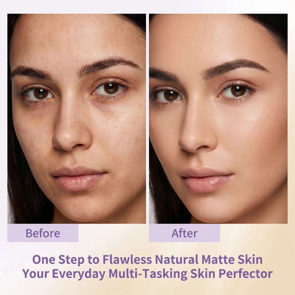 Matte Tinted Moisturizer BB Cream Flawless Liquid Foundation