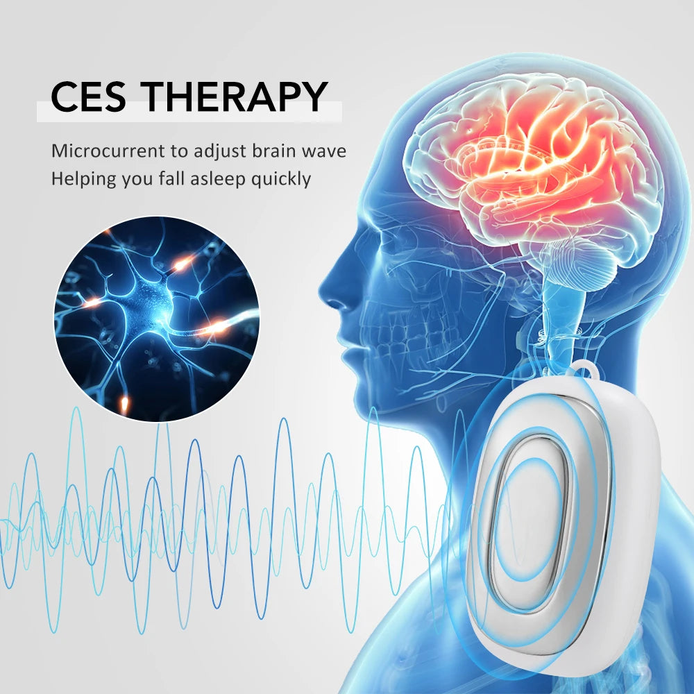 CES Sleep Aid Device and Anxiety Relief Pulse Massager