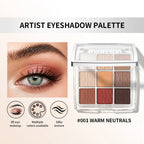 9 Color Eyeshadow Palette Matte Shimmer Makeup Pigmented Eye Shadow