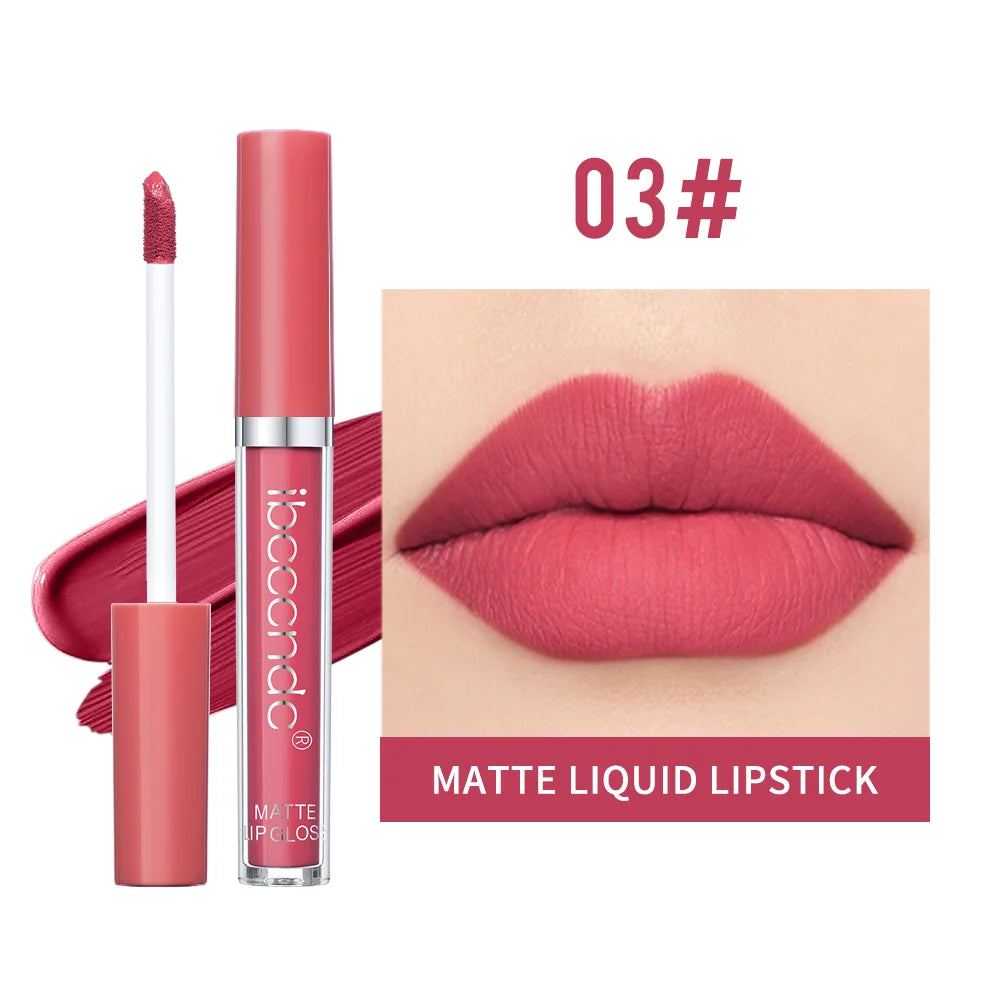 Matte Liquid Lipstick Long Lasting Waterproof Lip Glaze - 25