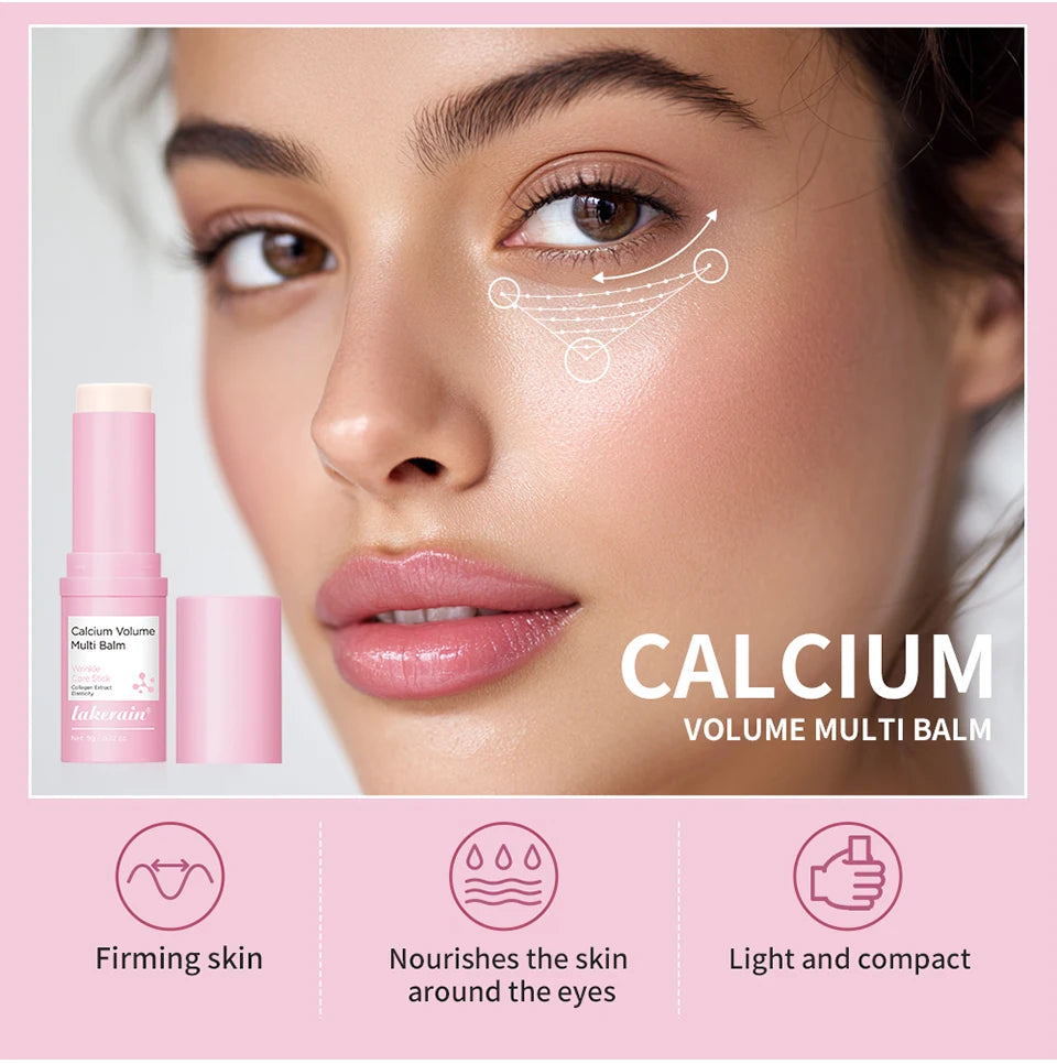 Calcium Volume Multi Balm Eye Wrinkle Stick Moisturizing Serum Bar - 8