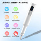 Cordless Nail Drill Electric Nail File Machine for Manicure Pedicure