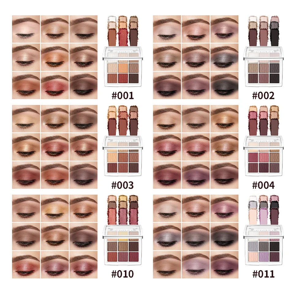 Eyeshadow Palette 9 Color Matte Shimmer Eye Makeup Kit