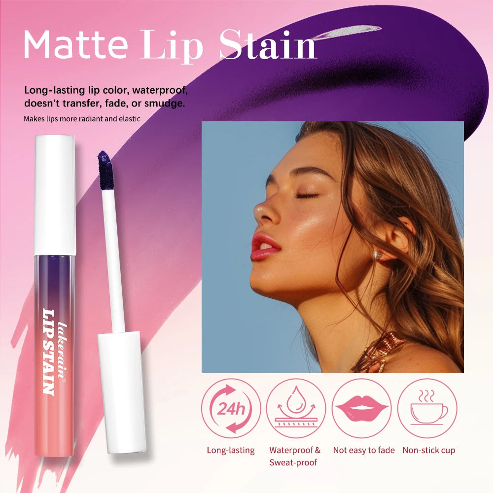 Peel Off Lip Stain Matte Waterproof Lip Tint Masque - 2