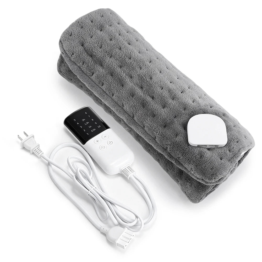 Electric Heating Pad and Thermal Warming Mat for Back Pain Relief