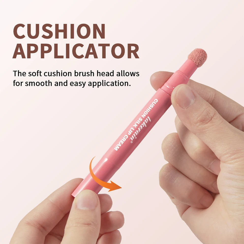 2 in 1 Lip Powder Cream and Cheek Blush Tint Waterproof Makeup