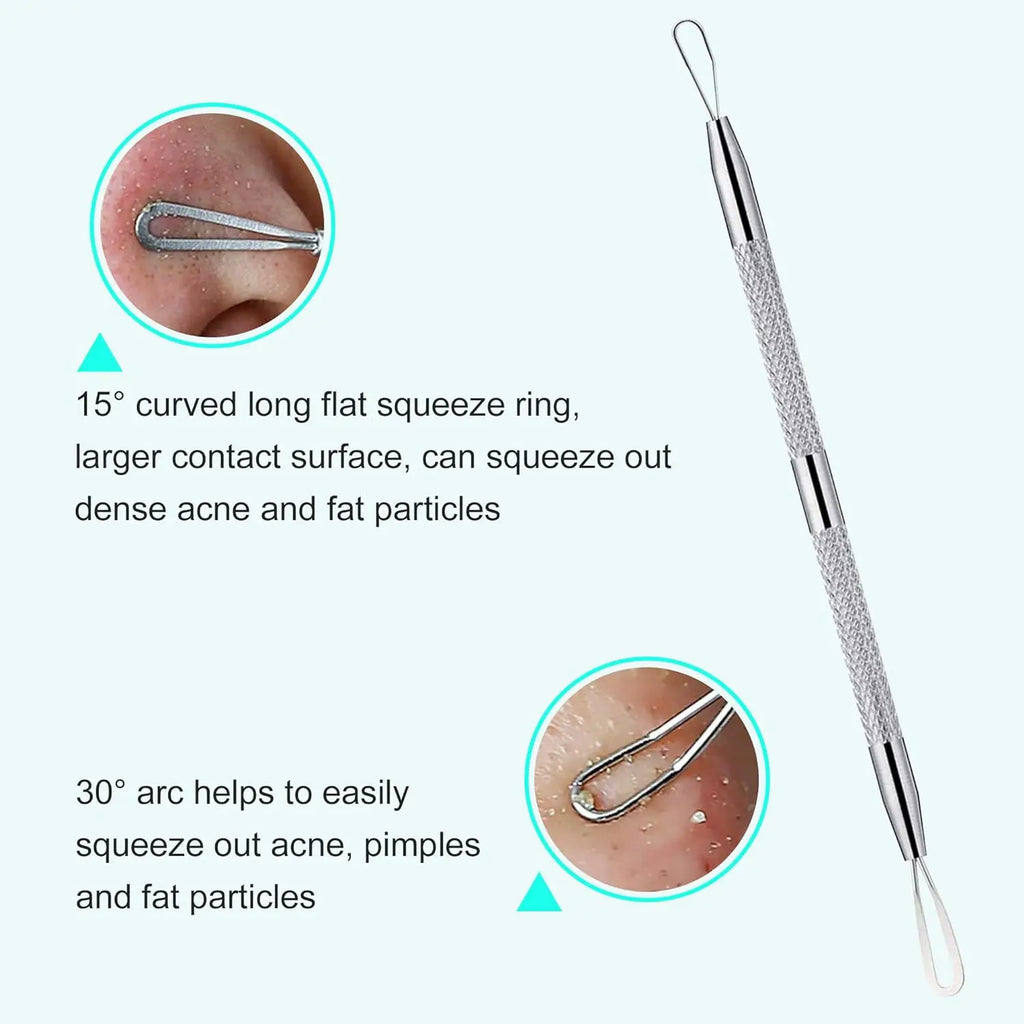 Blackhead Remover Kit Pimple Popper Extractor Tool Set