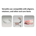 Denture Cleaning Case and Retainer Soaking Container