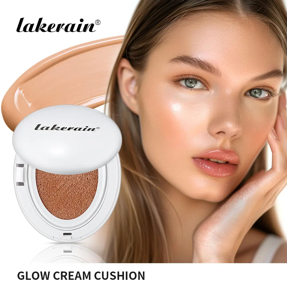 Glow Cream Cushion Foundation Dewy Luminous Face Makeup