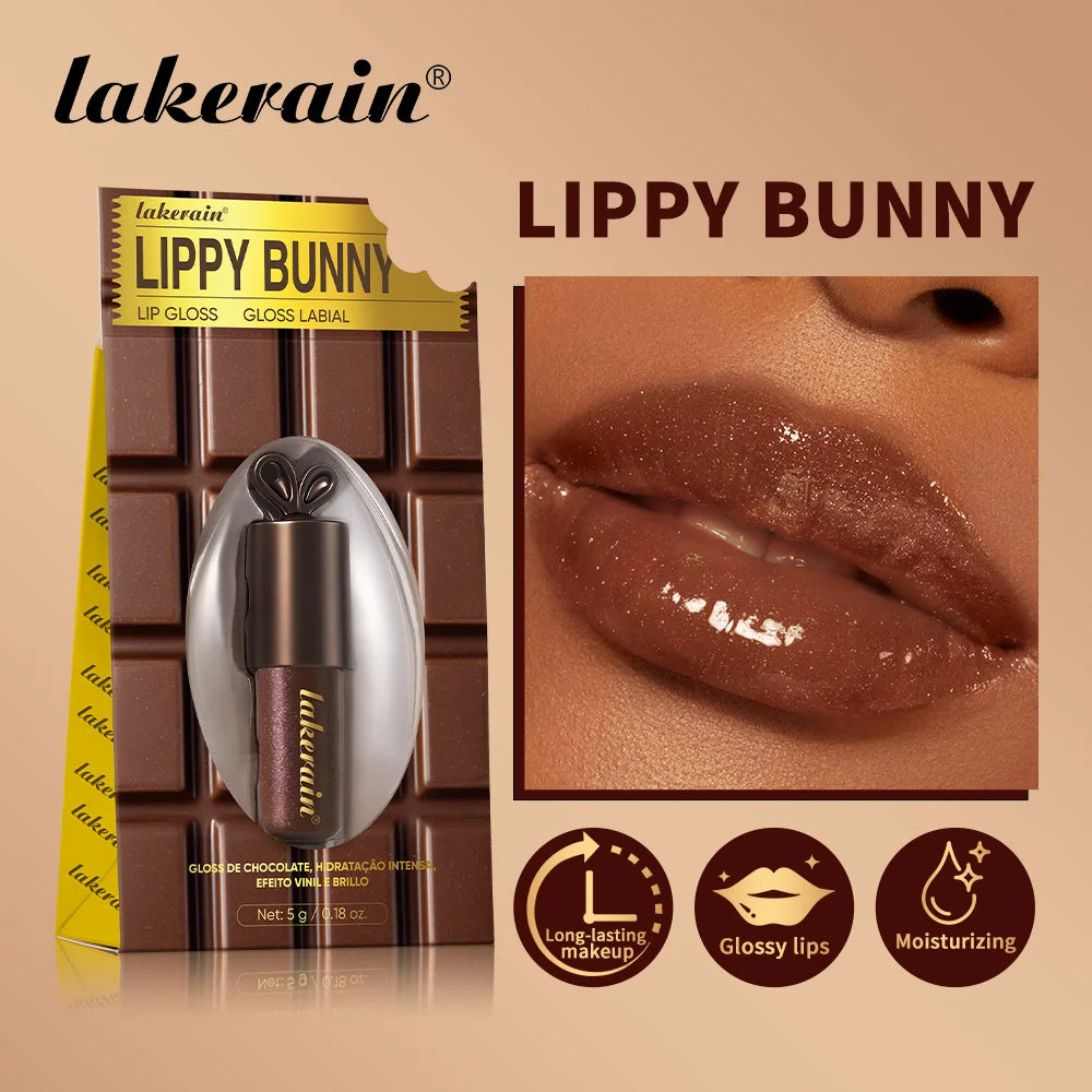 Honey Chocolate Lip Glaze and Moisturizing Lip Gloss Set