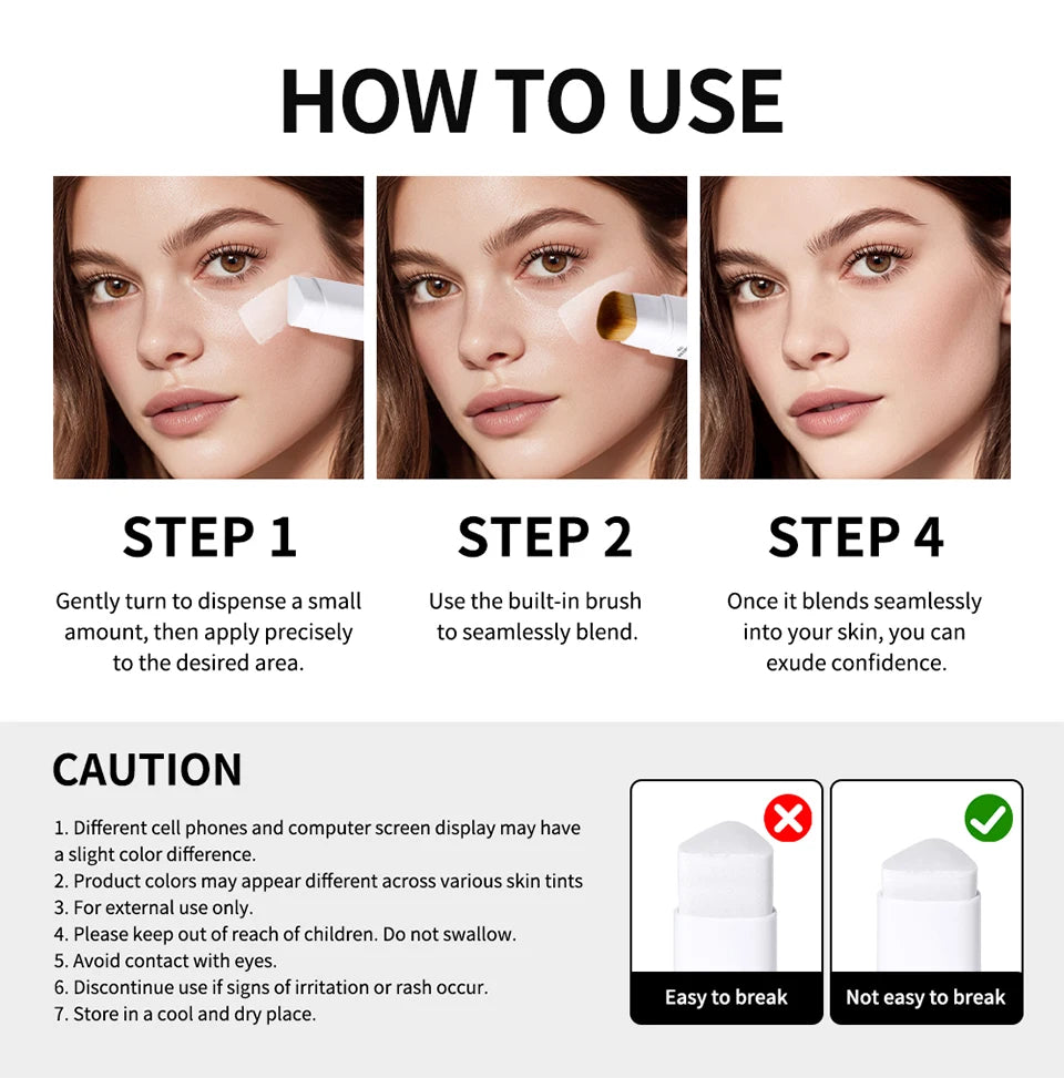 Color Changing Foundation Stick Liquid Moisturizing Makeup Base