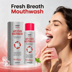Anti Stain Mouthwash Alcohol Free Teeth Whitening Rinse