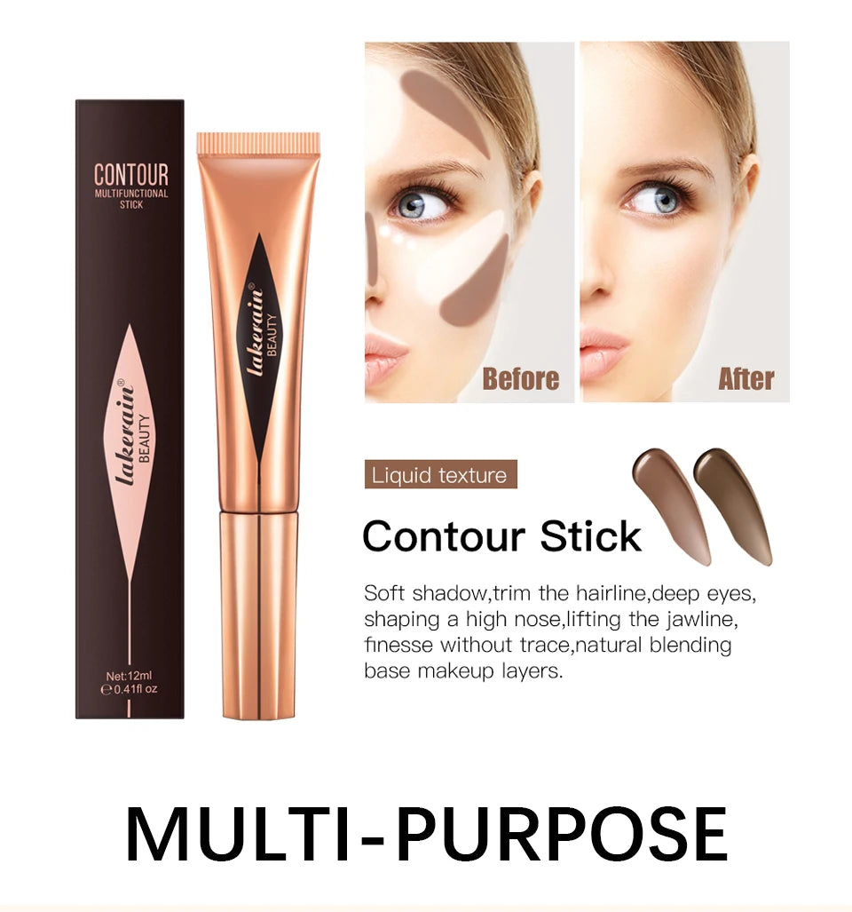 Liquid Face Contour Wand Stick Makeup Highlighter and Blusher