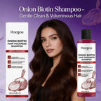 Onion Biotin Shampoo Hair Thickening Wash for Volume and Scalp Care